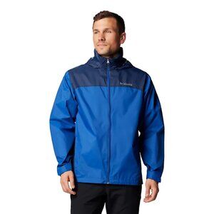 Columbia Glennaker Windbreaker Rain Jacket Size Small Blue Packable